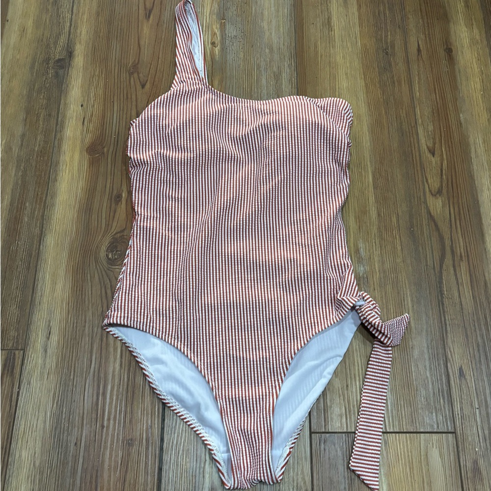 Indigo Rein Red and White Striped Top